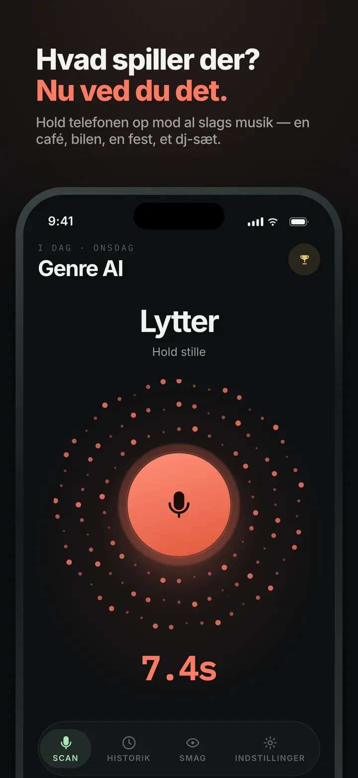 Genre AI — Analyserer i realtid