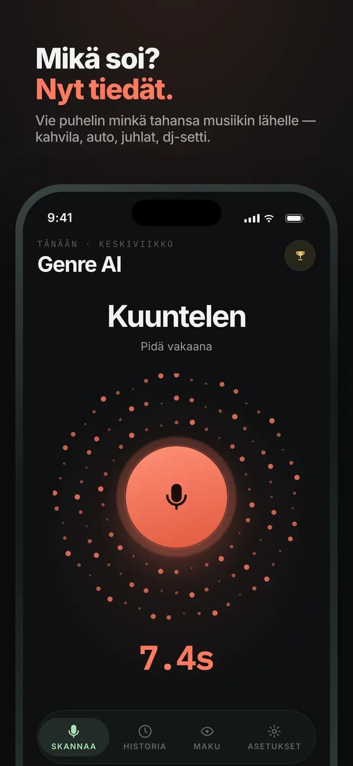 Genre AI — Analysoidaan reaaliajassa