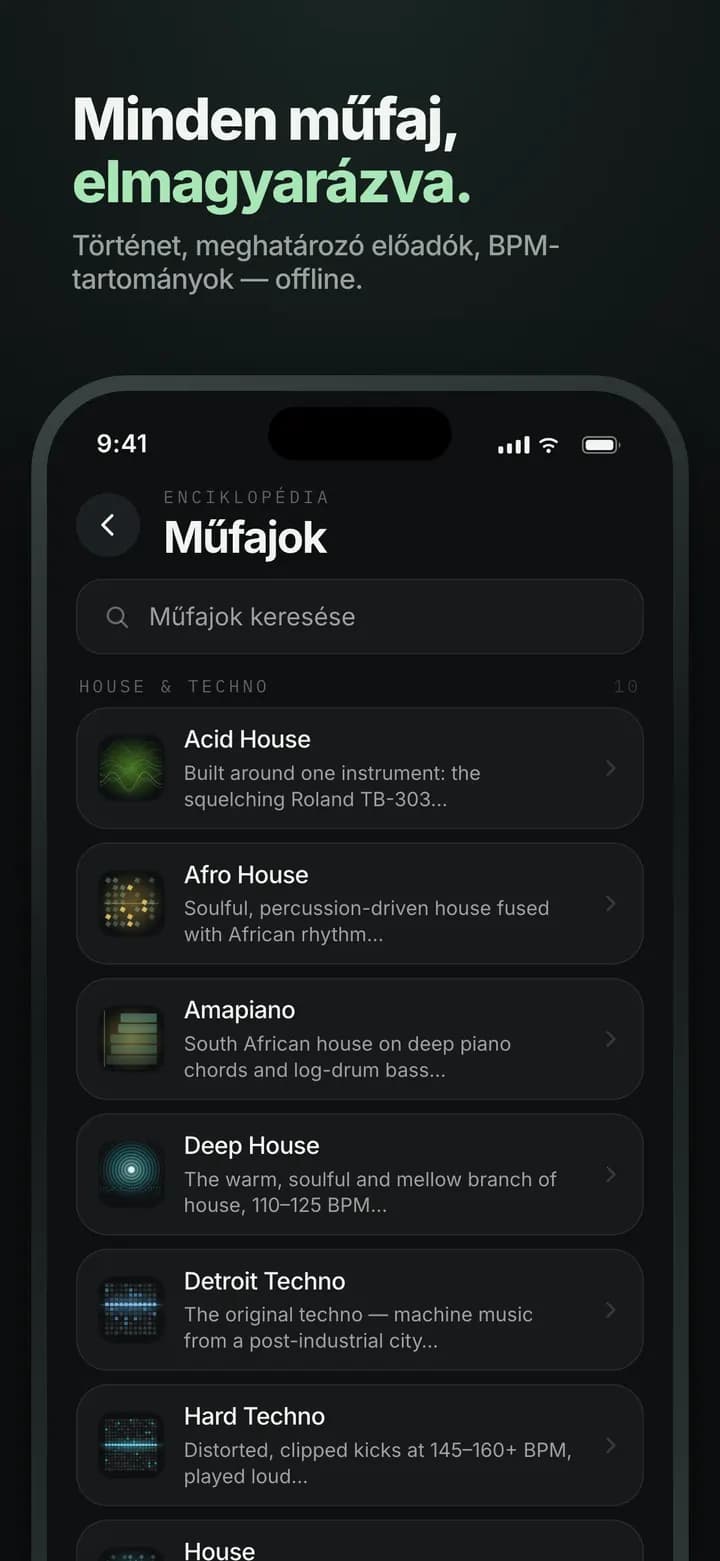 Genre AI — Minden műfaj elmagyarázva — offline is
