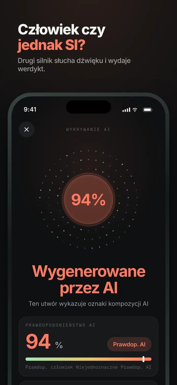 Genre AI — Drugi silnik odróżnia człowieka od AI