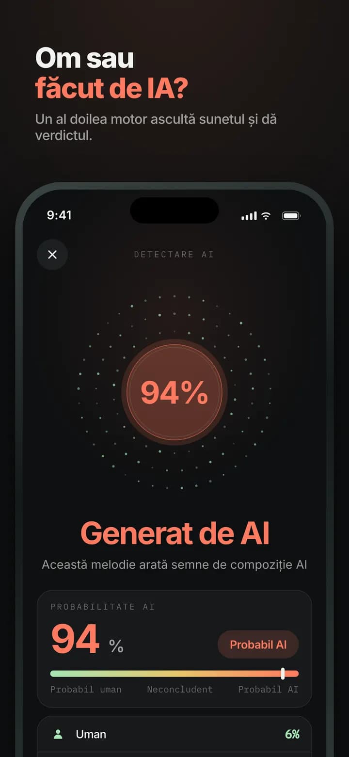 Genre AI — Un al doilea motor distinge omul de AI