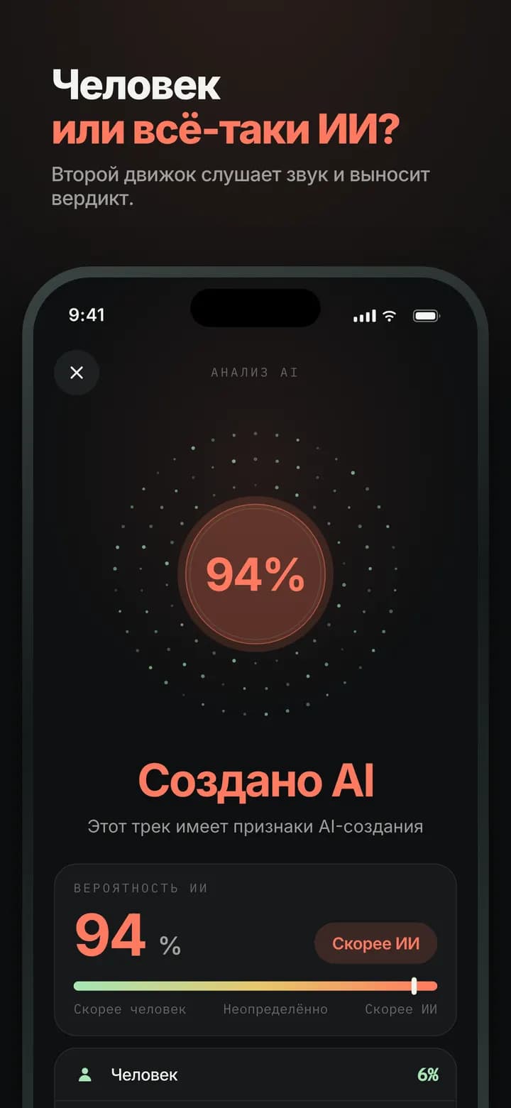 Genre AI — Вторая модель отличает человека от ИИ