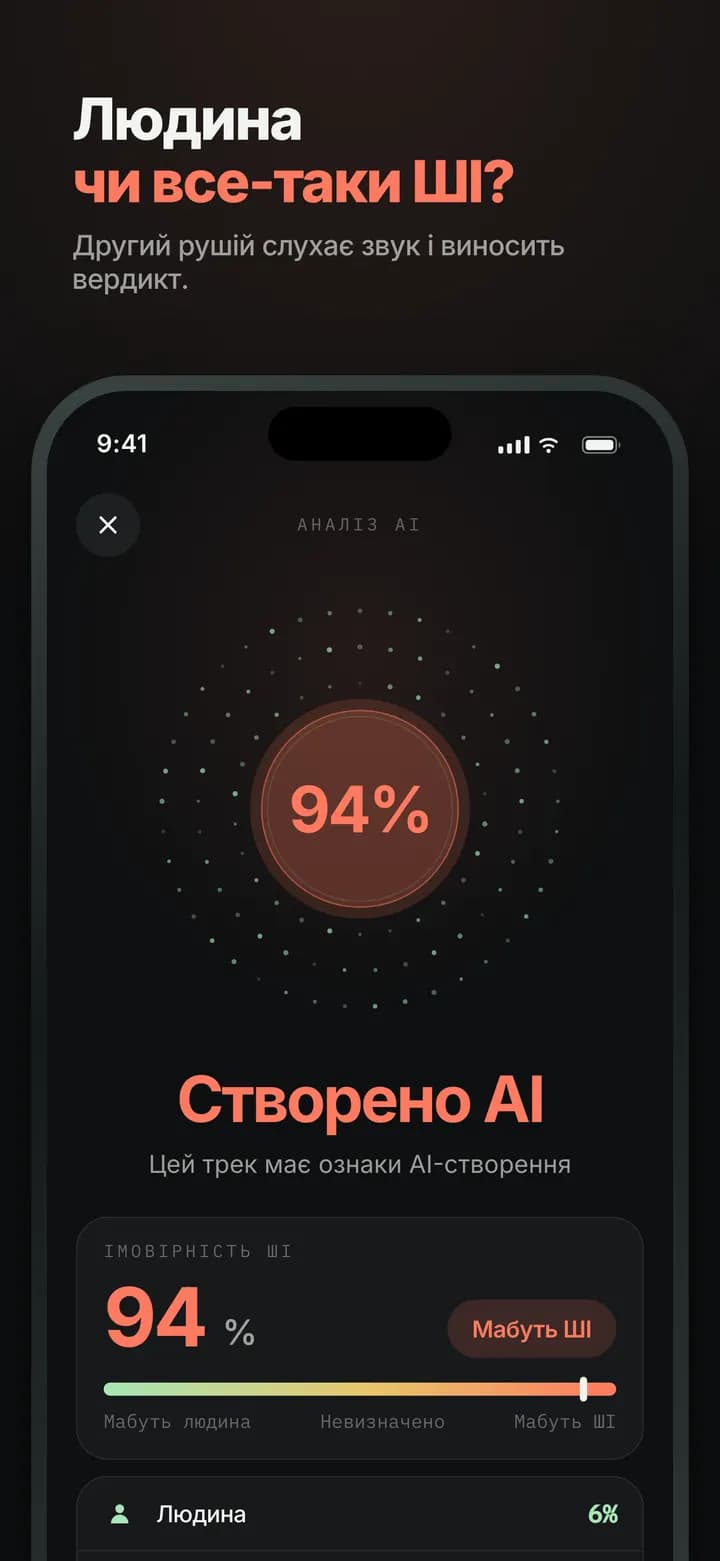 Genre AI — Друга модель відрізняє людину від ШІ