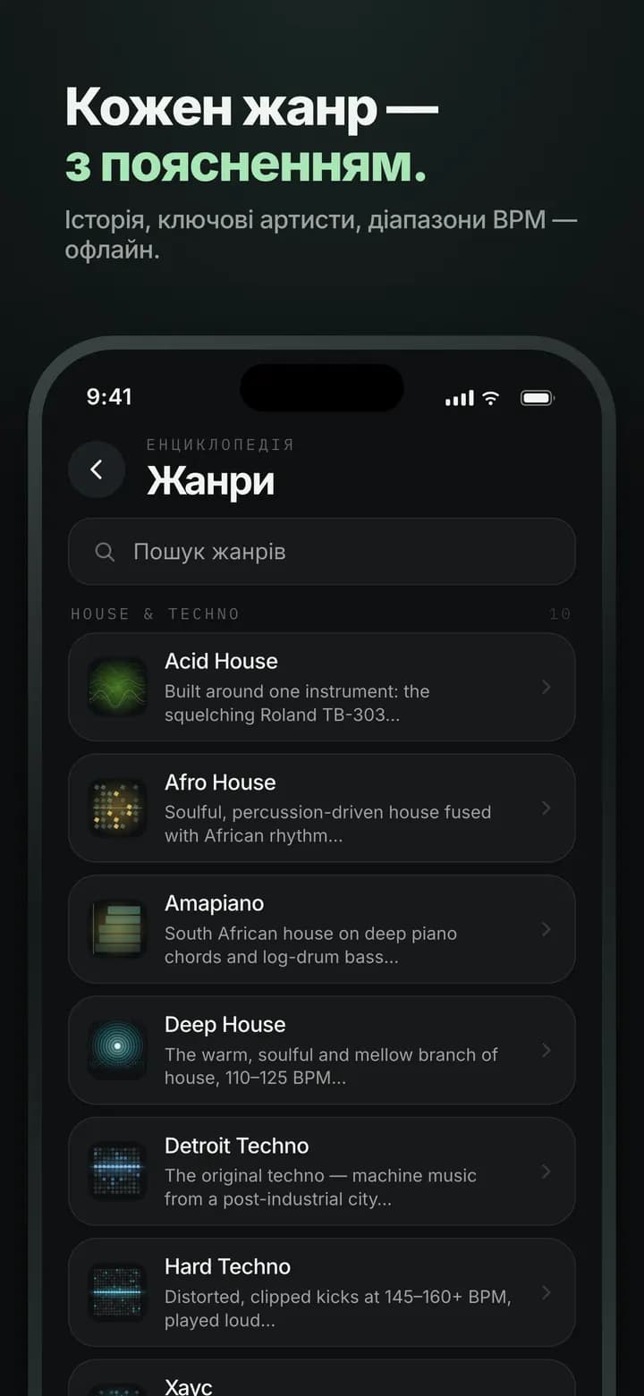 Genre AI — Кожен жанр пояснено — і без інтернету
